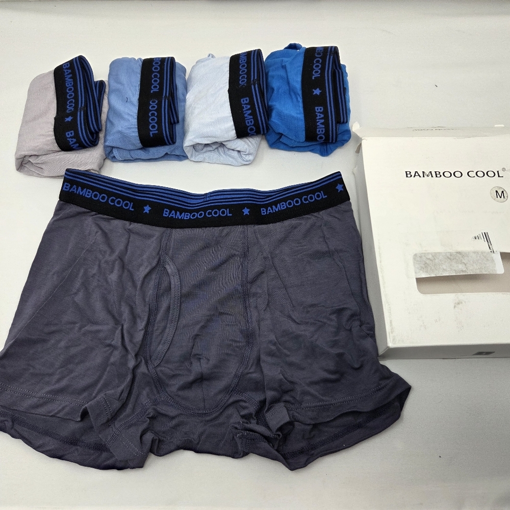 BAMBOO COOL Boys'  Moisture-Wicking Breathable Boxer Briefs Soft Lightweight